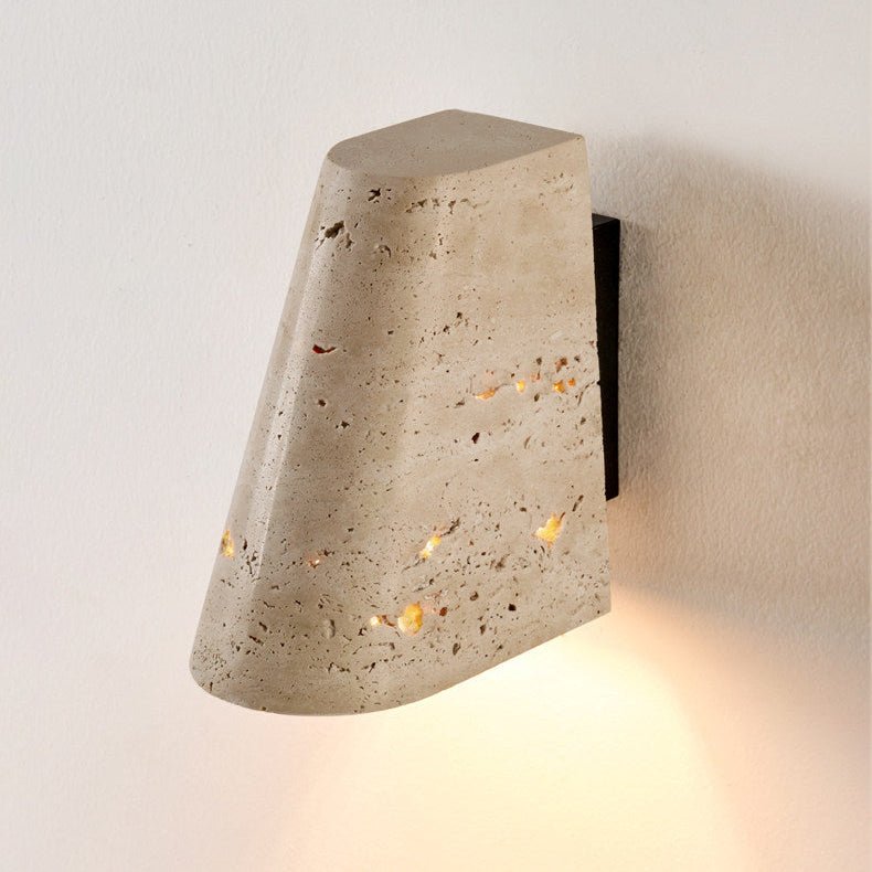 Tavren Travertine Wandleuchte