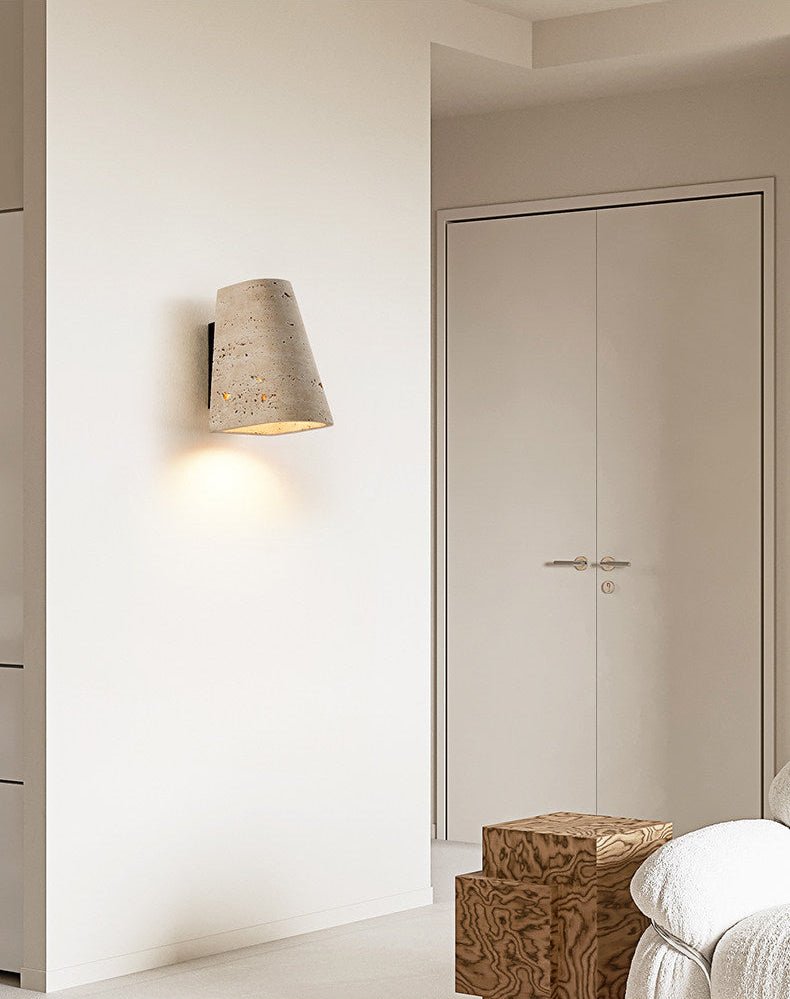 Tavren Travertine Wandleuchte