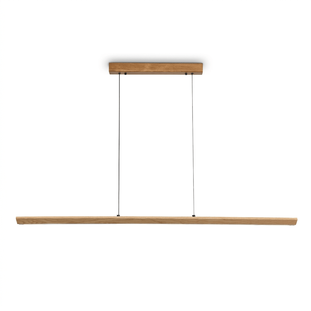 Alderine Pendelleuchte aus Holz linear