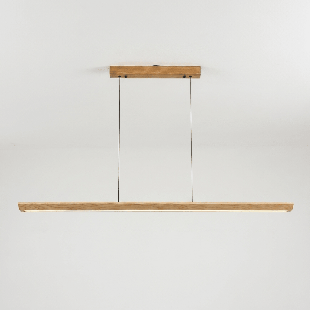 Alderine Pendelleuchte aus Holz linear