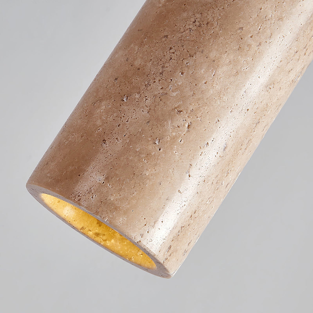 Nerova Pendelleuchte Travertin Holz Minimalistisch
