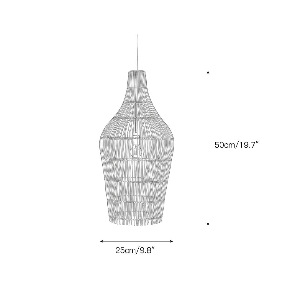 Canerielle Rattan Pendelleuchte