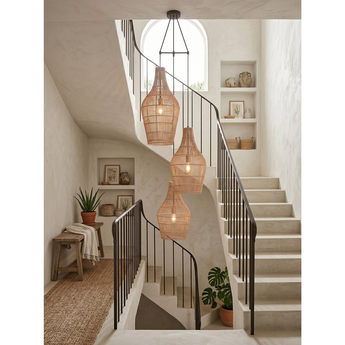 Canerielle Rattan Pendelleuchte