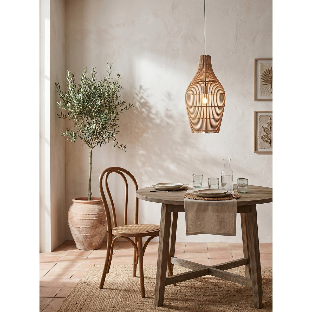 Canerielle Rattan Pendelleuchte