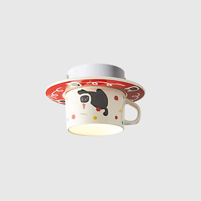 Cozette Tasse flache Deckenleuchte