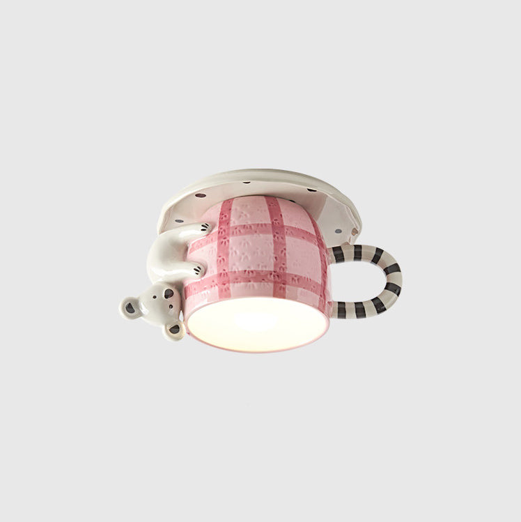 Cozette Tasse flache Deckenleuchte