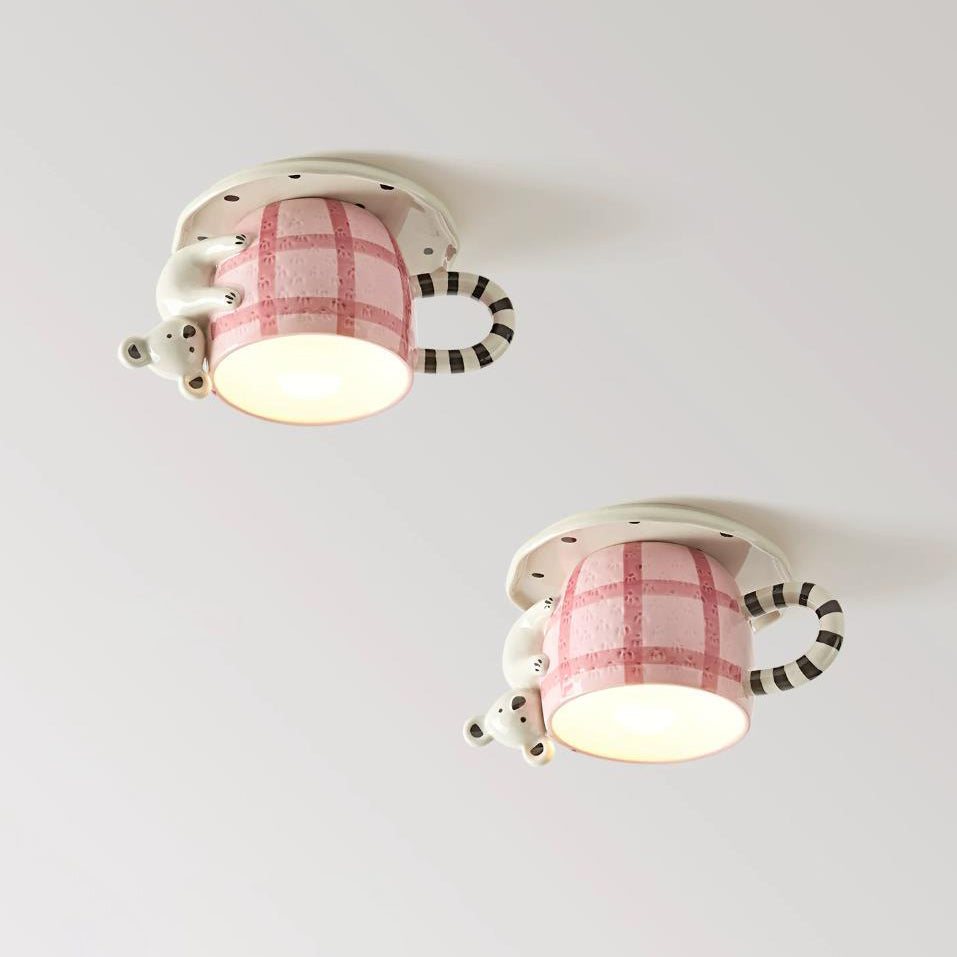 Cozette Tasse flache Deckenleuchte