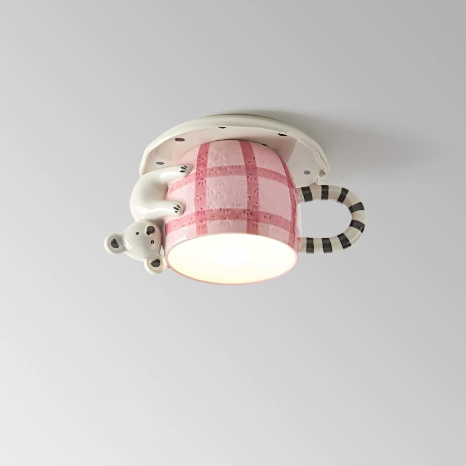 Cozette Tasse flache Deckenleuchte