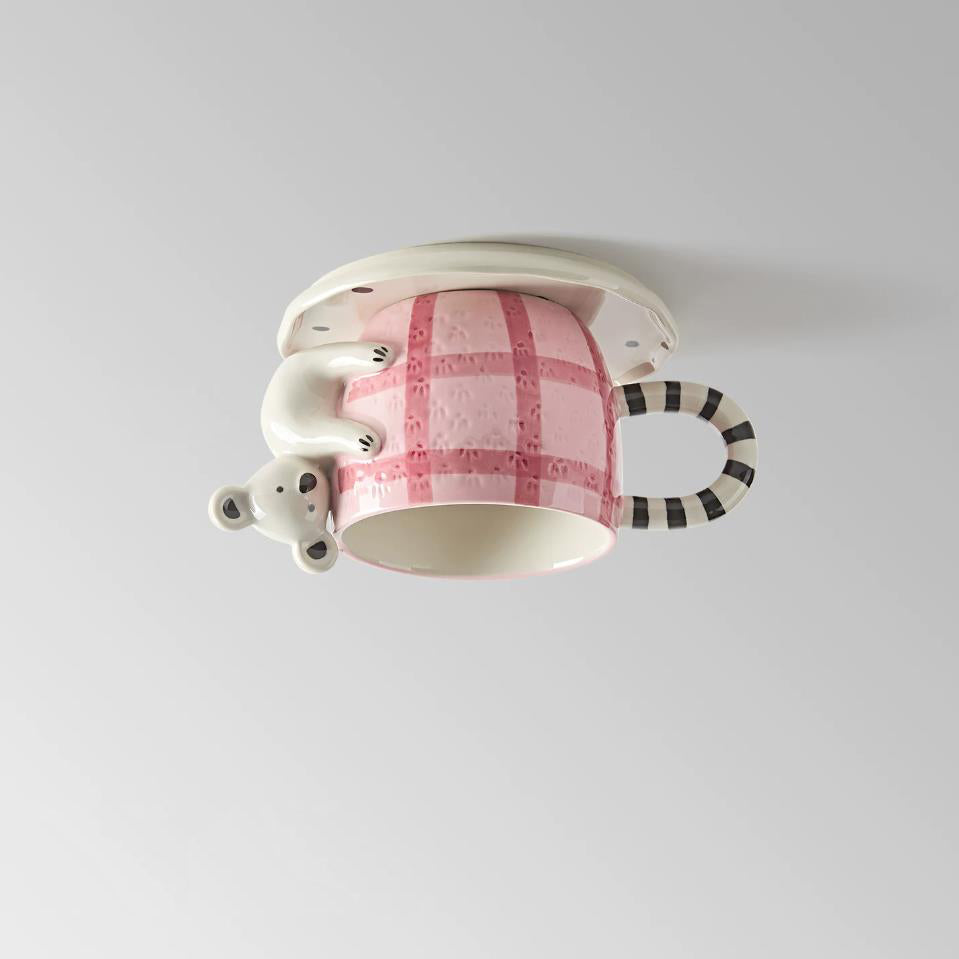 Cozette Tasse flache Deckenleuchte