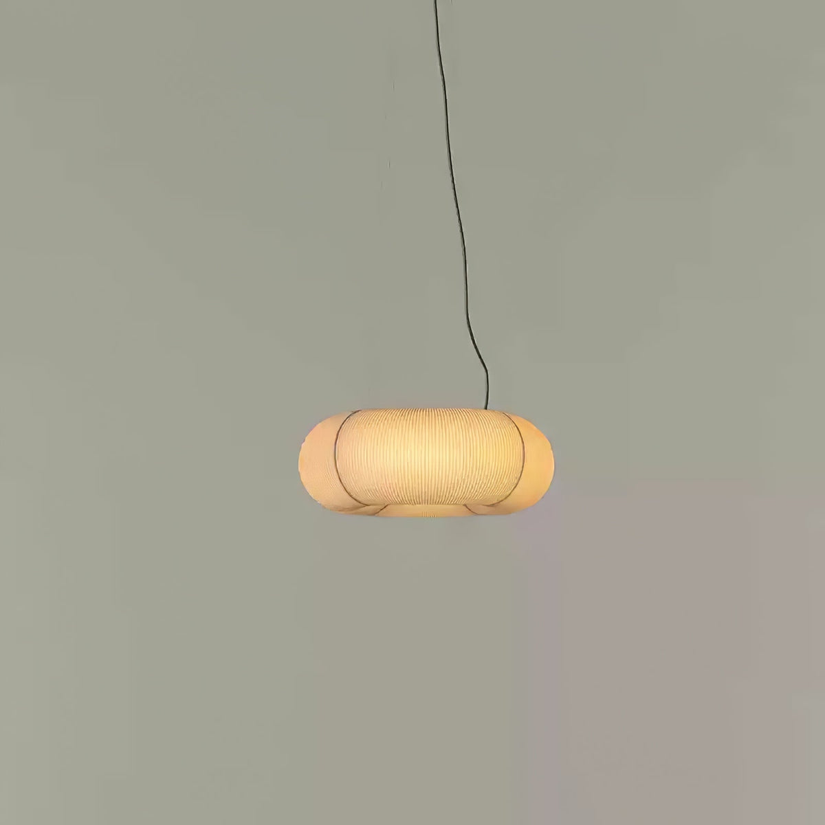 Oren zeitgenössische minimalistische Pendelleuchte aus natürlicher Maulbeerseide