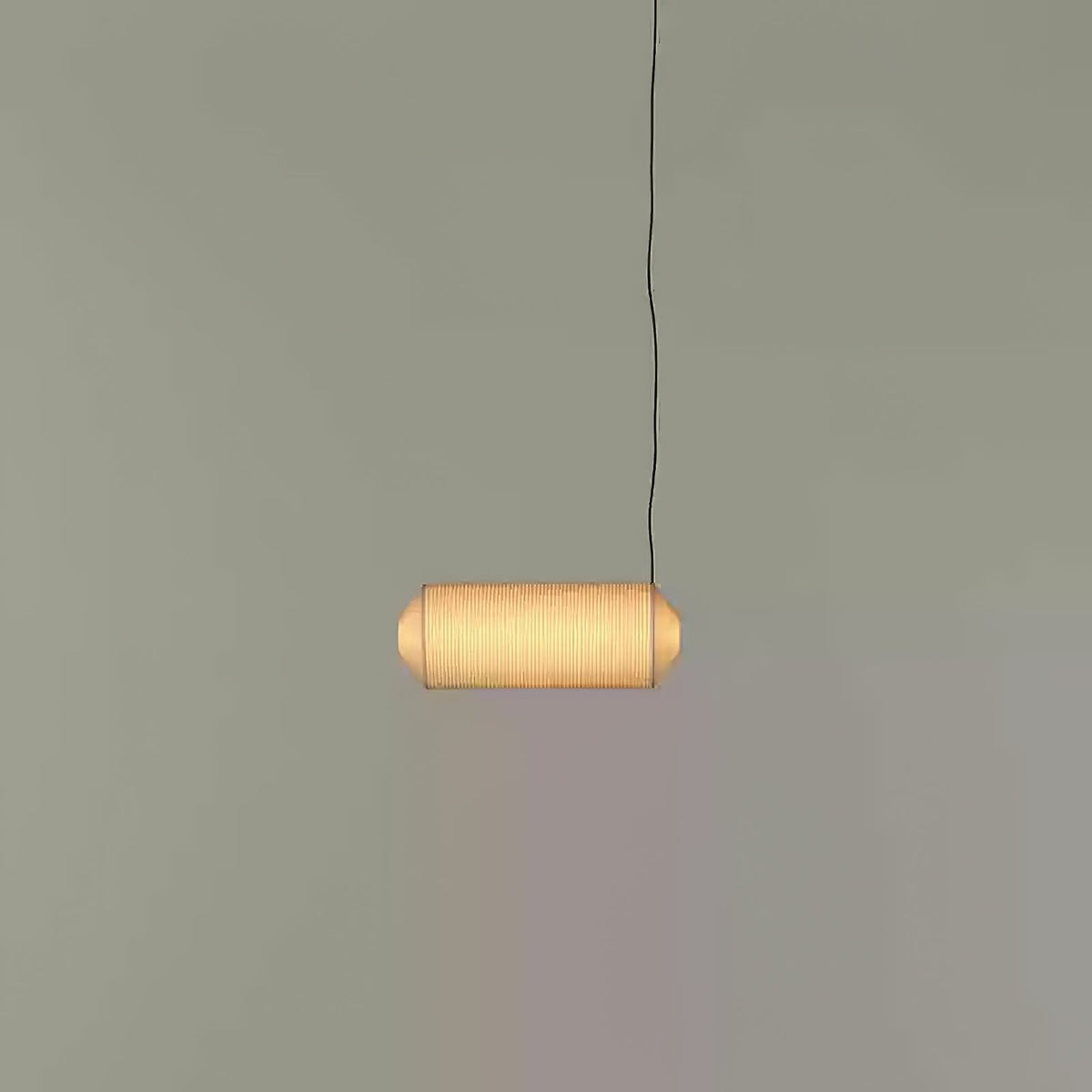 Oren zeitgenössische minimalistische Pendelleuchte aus natürlicher Maulbeerseide