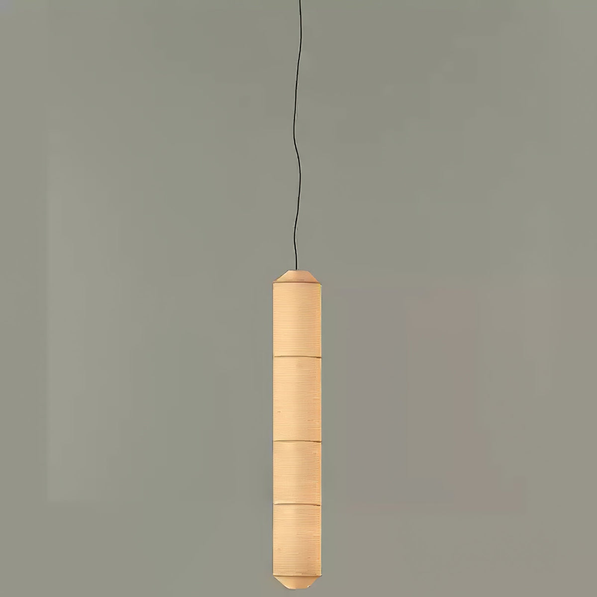 Oren zeitgenössische minimalistische Pendelleuchte aus natürlicher Maulbeerseide