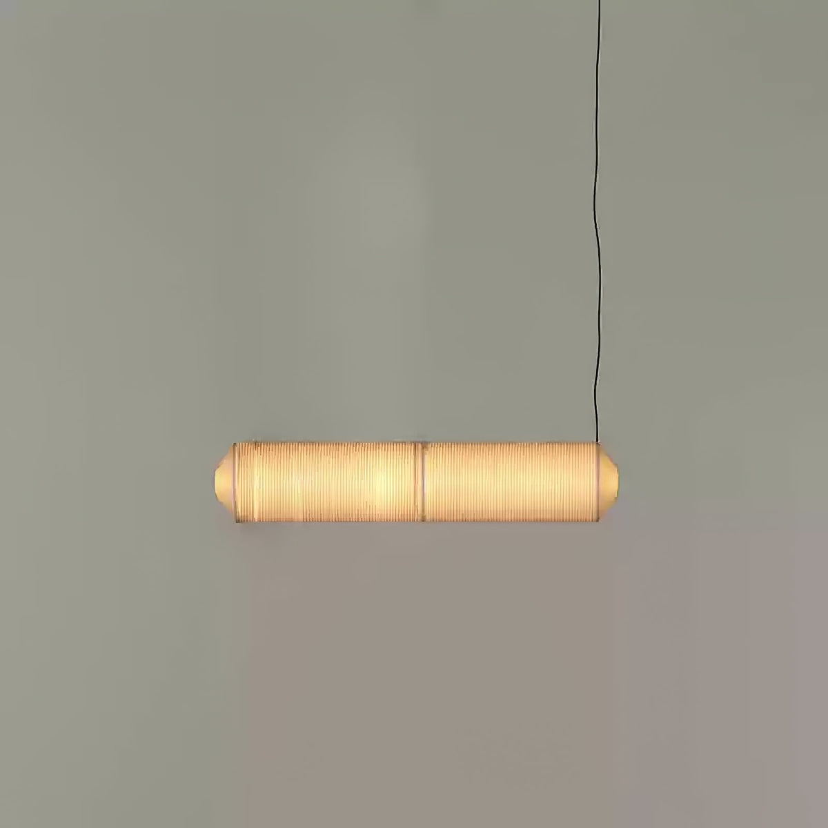 Oren zeitgenössische minimalistische Pendelleuchte aus natürlicher Maulbeerseide