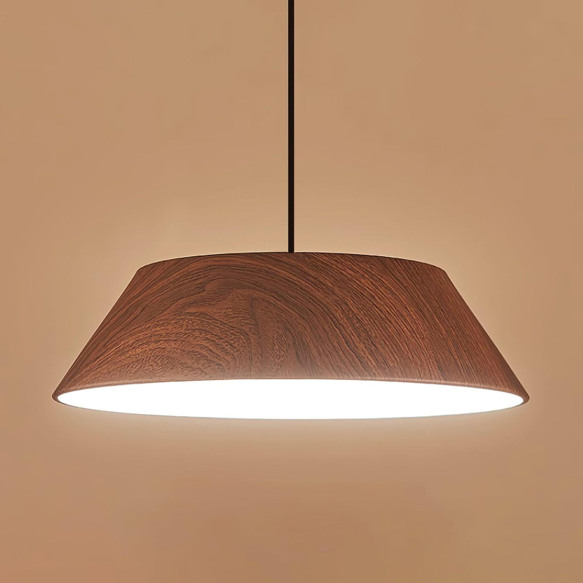 Novain Pendelleuchte mit Holzmaserung