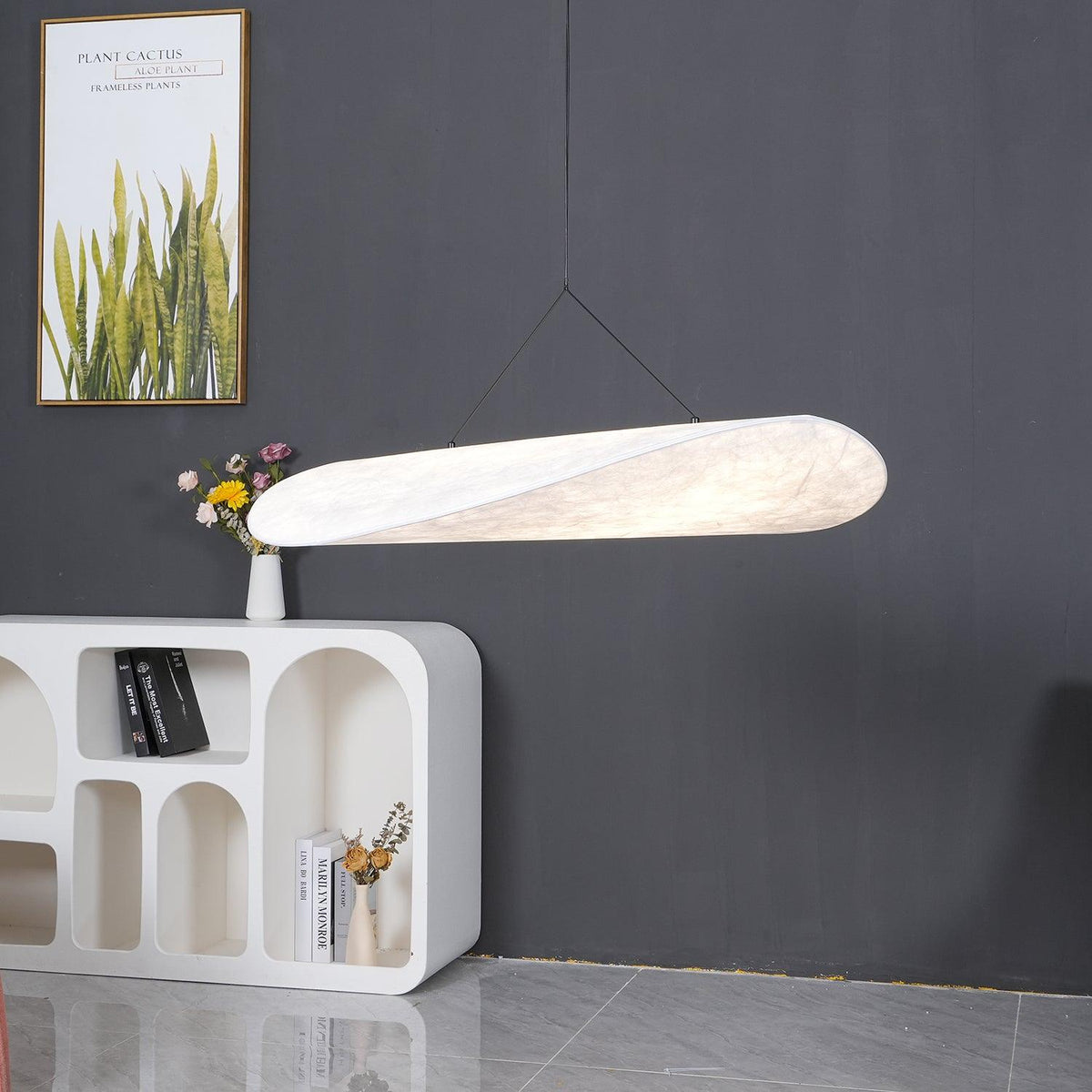 Twist zeitgenössische Seiden-Wandleuchte