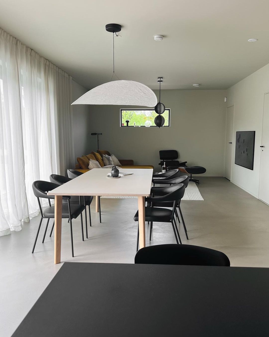 Luminette Minimalistische Seidensatin-Pendelleuchte
