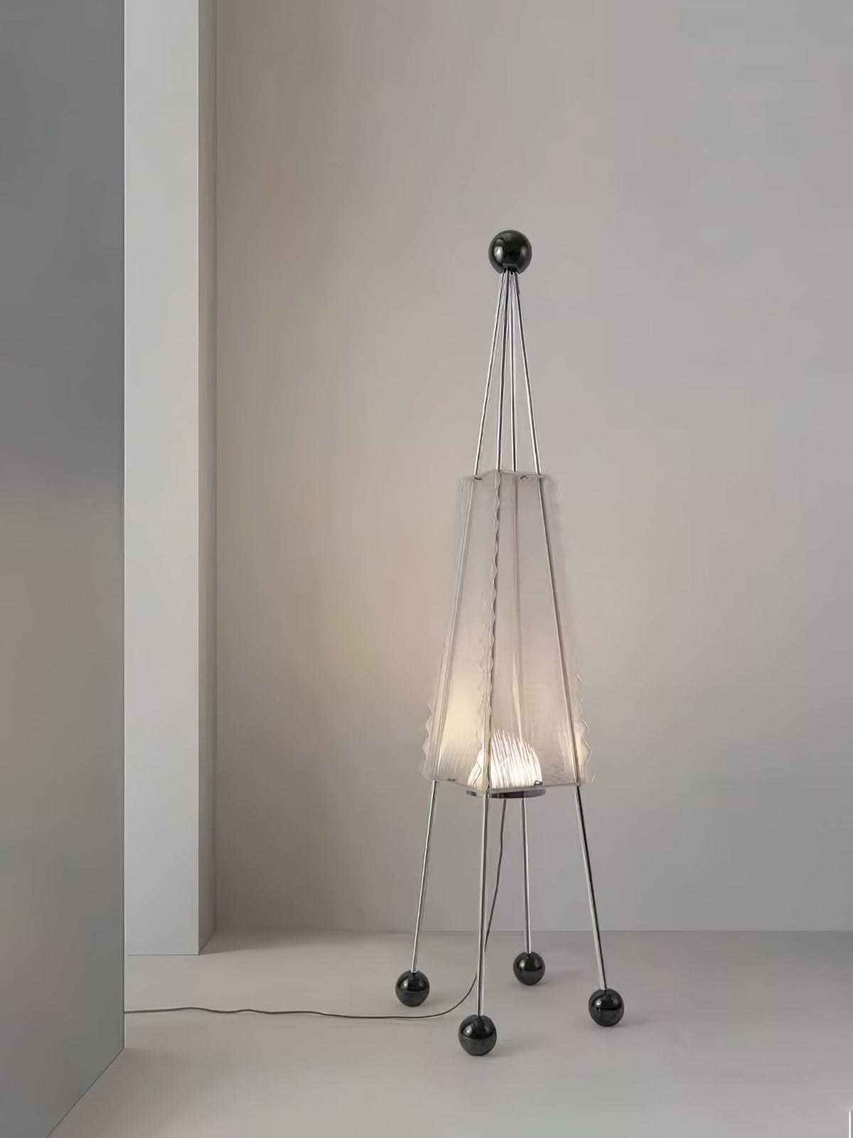 Tetra Industrielle Stehleuchte aus Acryl