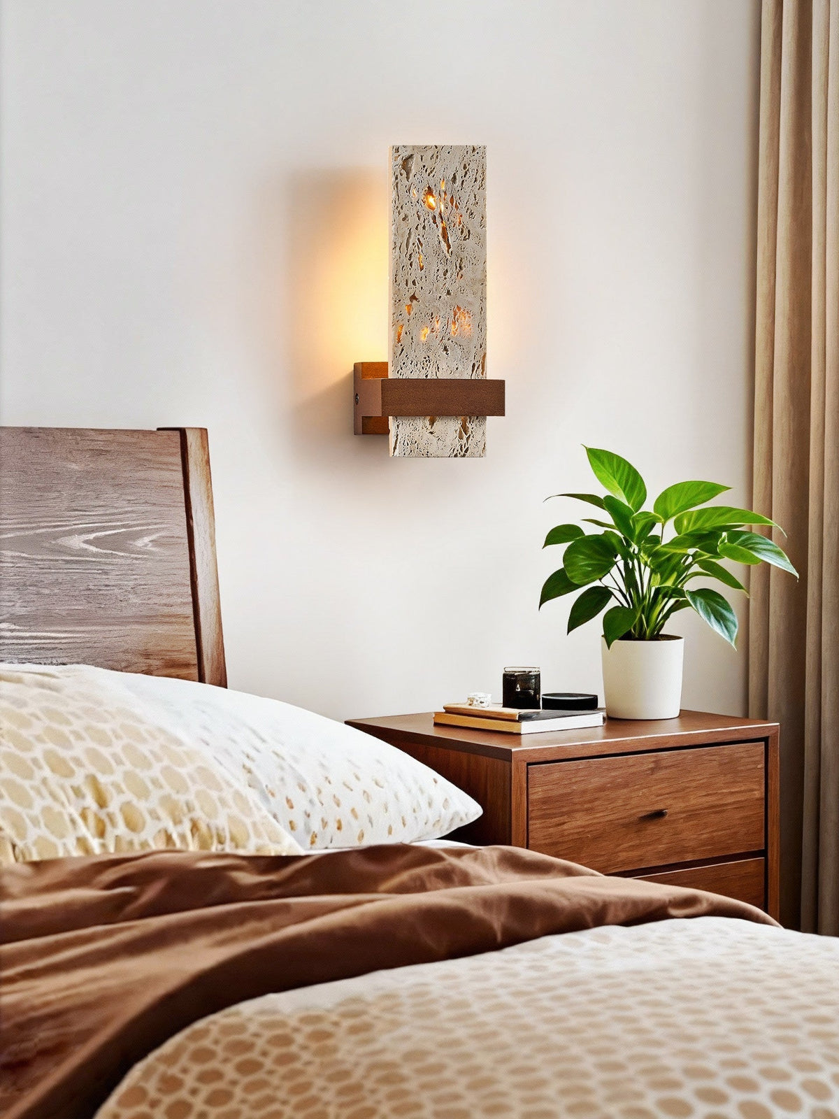 Brann Terra Travertine Wandleuchte