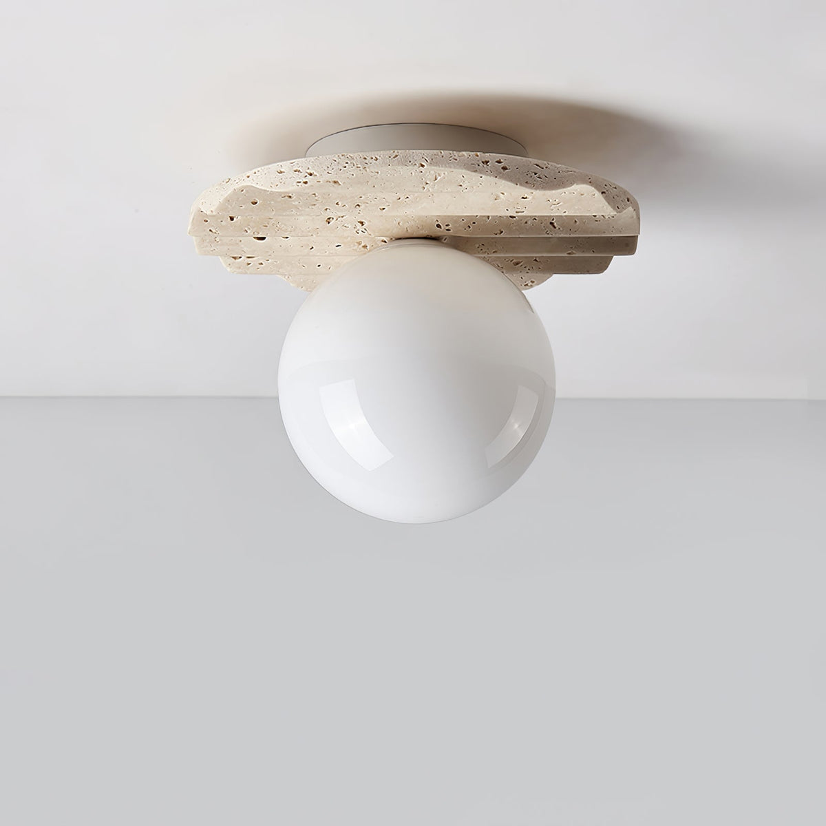 Travertine Wave Deckenleuchte