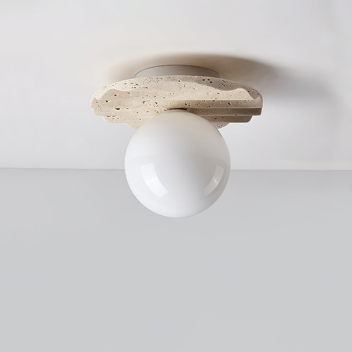 Travertine Wave Deckenleuchte