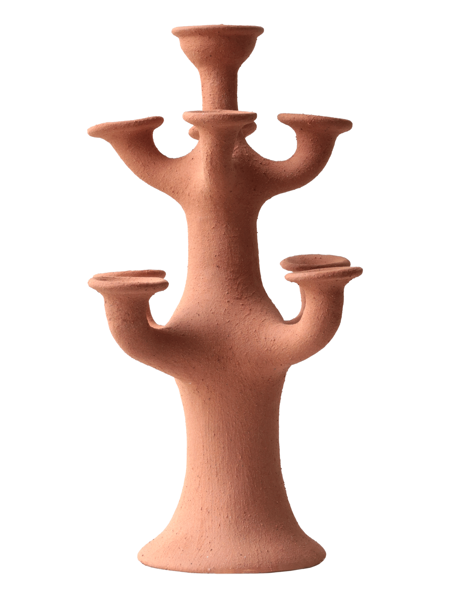Terracotta Kerzenleuchter