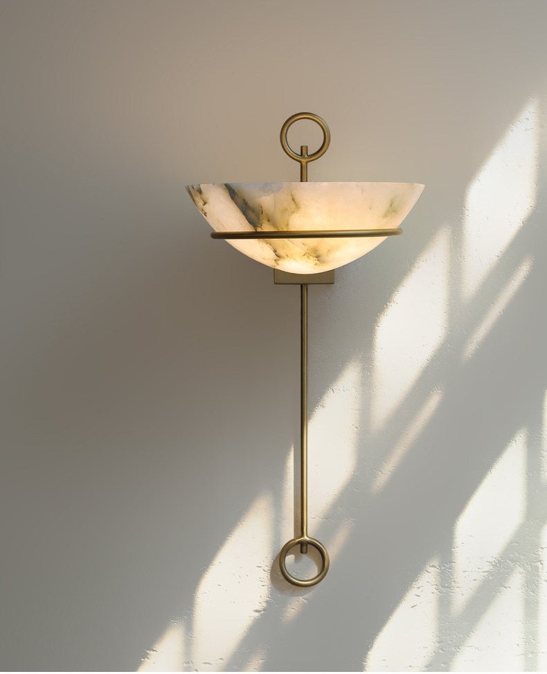 Eiroreria Alabaster-Wandleuchte