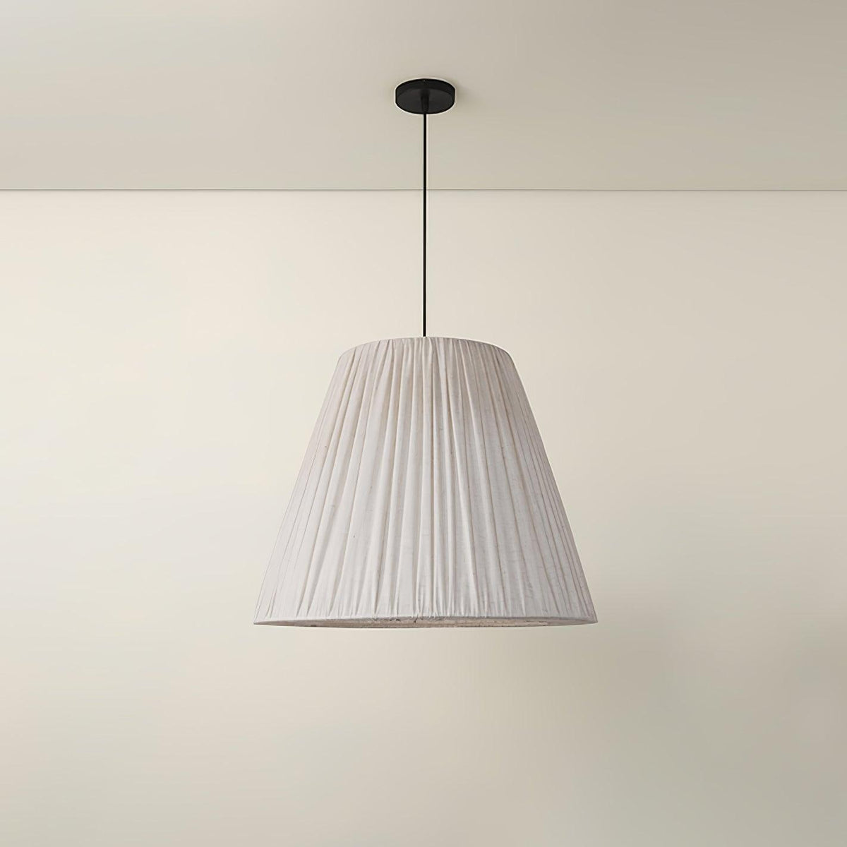 Docan Pendelleuchte aus Stoff im Retro-Stil
