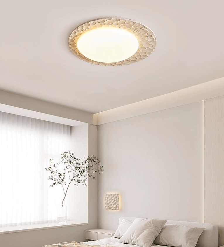 Deckenleuchte Travertine Organic Disc