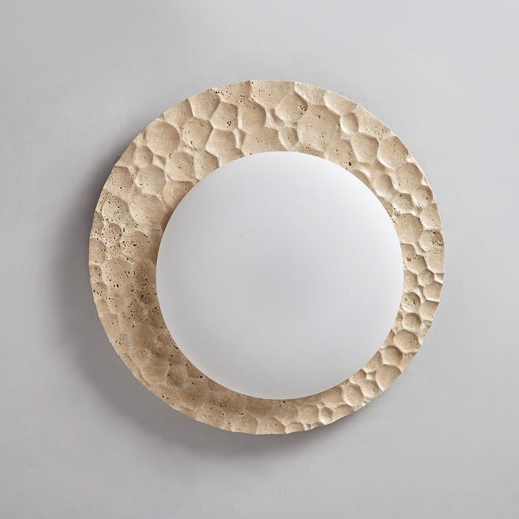 Deckenleuchte Travertine Organic Disc
