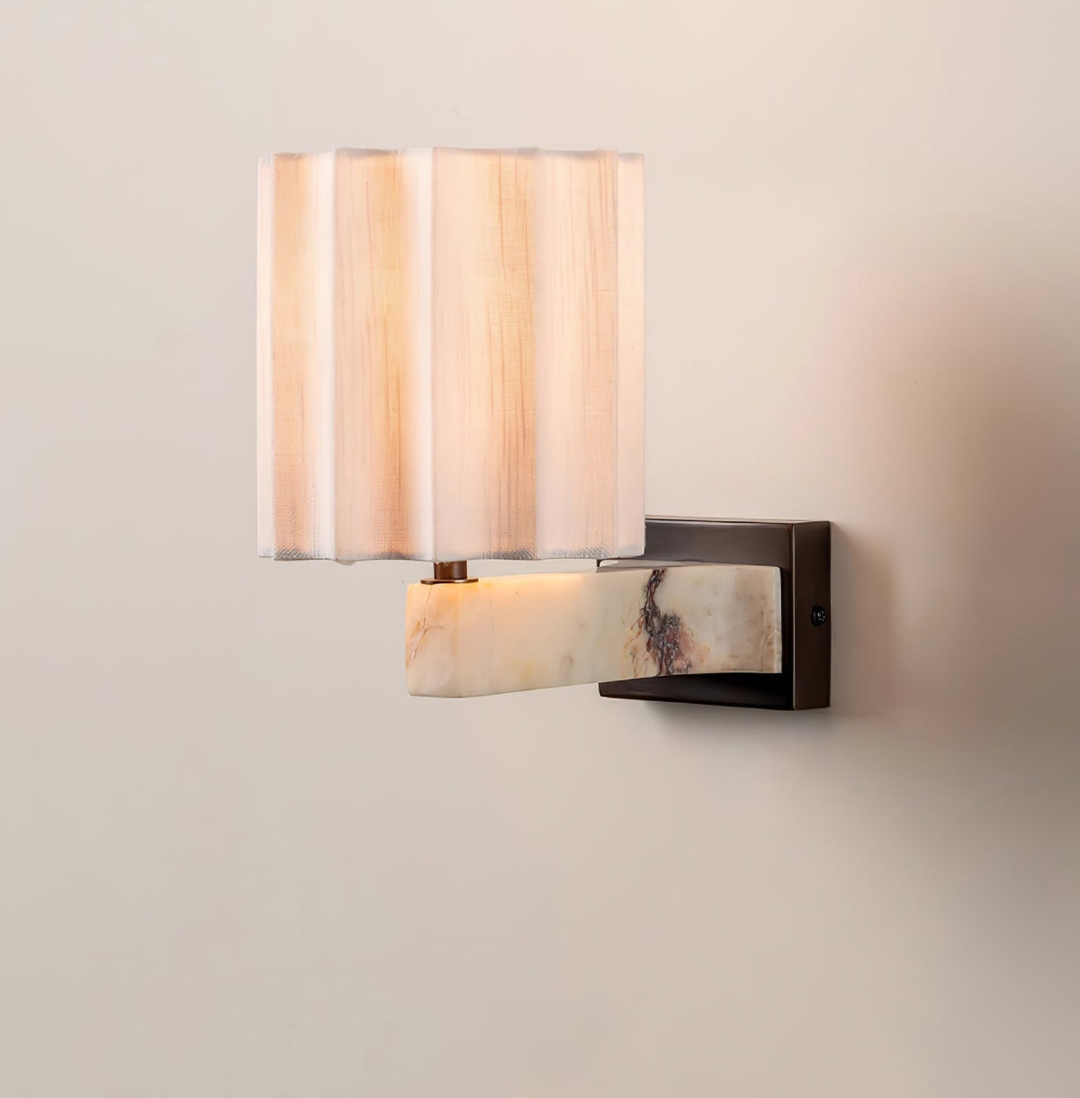 Thylor Wandleuchte Textured Lampenschirm