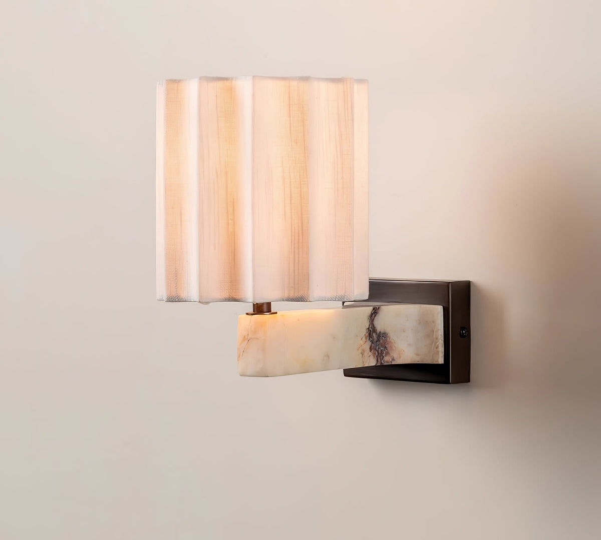 Thylor Wandleuchte Textured Lampenschirm