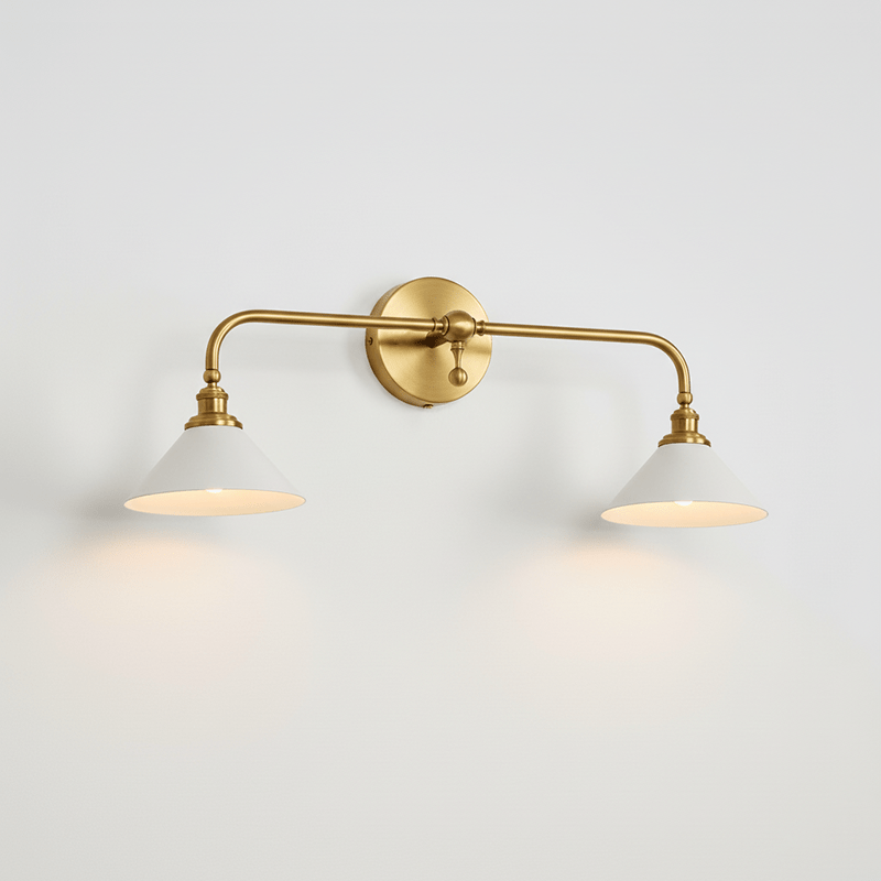 Dina Valerienne Minimalistische Hornförmige Metall-Wandleuchte