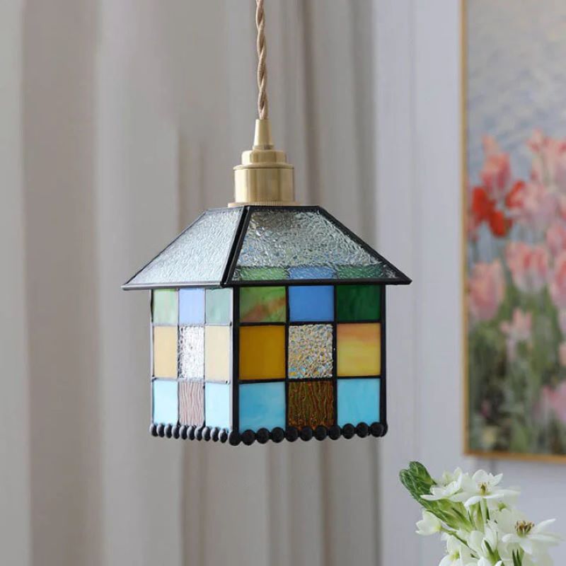 Arisha Moderne LED Pendelleuchte Blau Klarglas Wohnzimmer