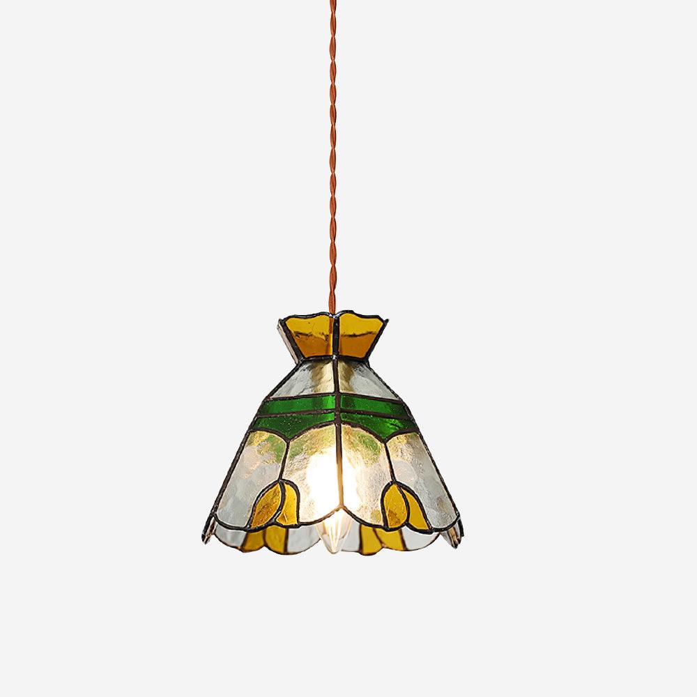 Coriva Pendelleuchte aus Rauchglas im Mid-Century-Stil