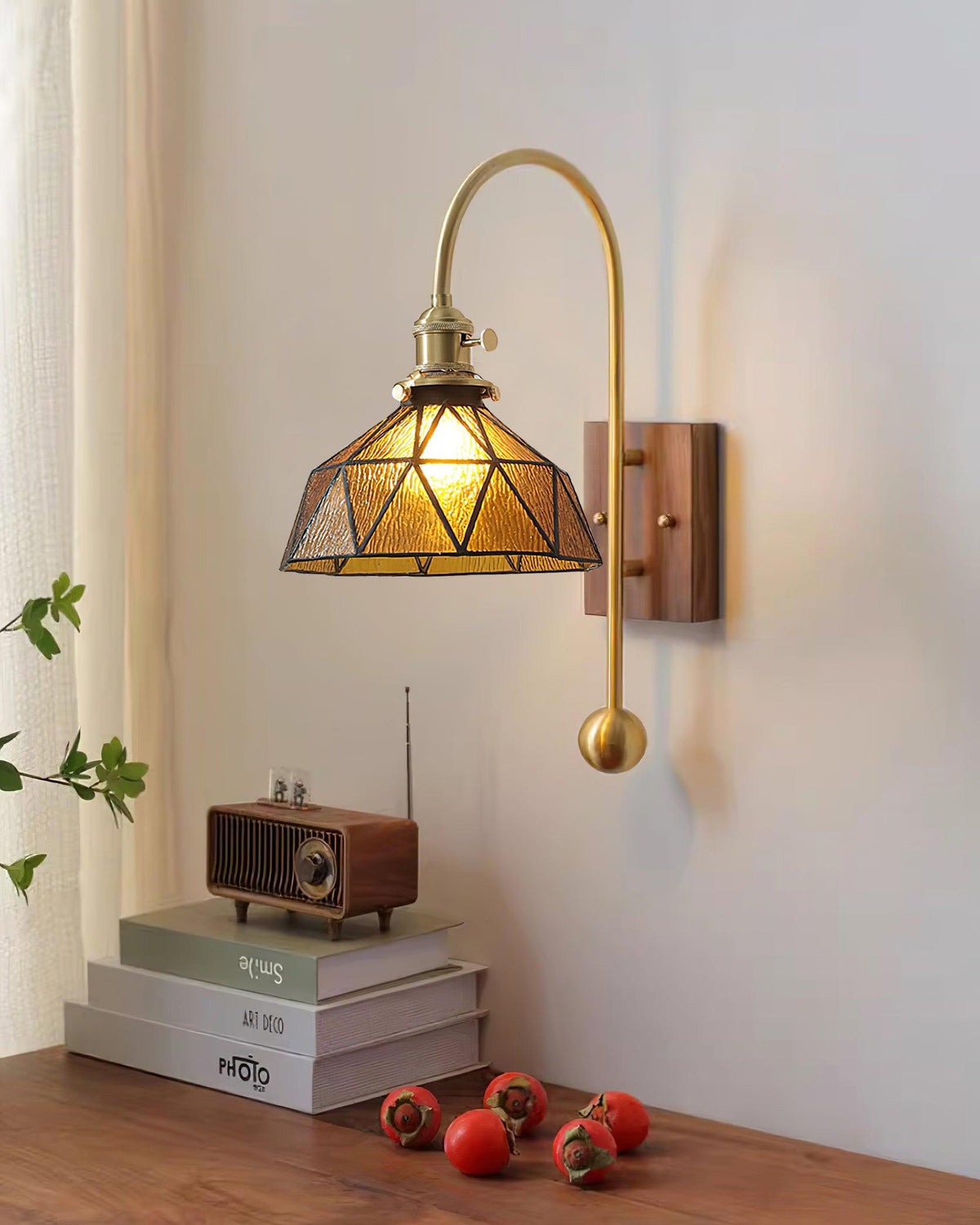 Vorelle Vintage gefärbte Wandleuchte