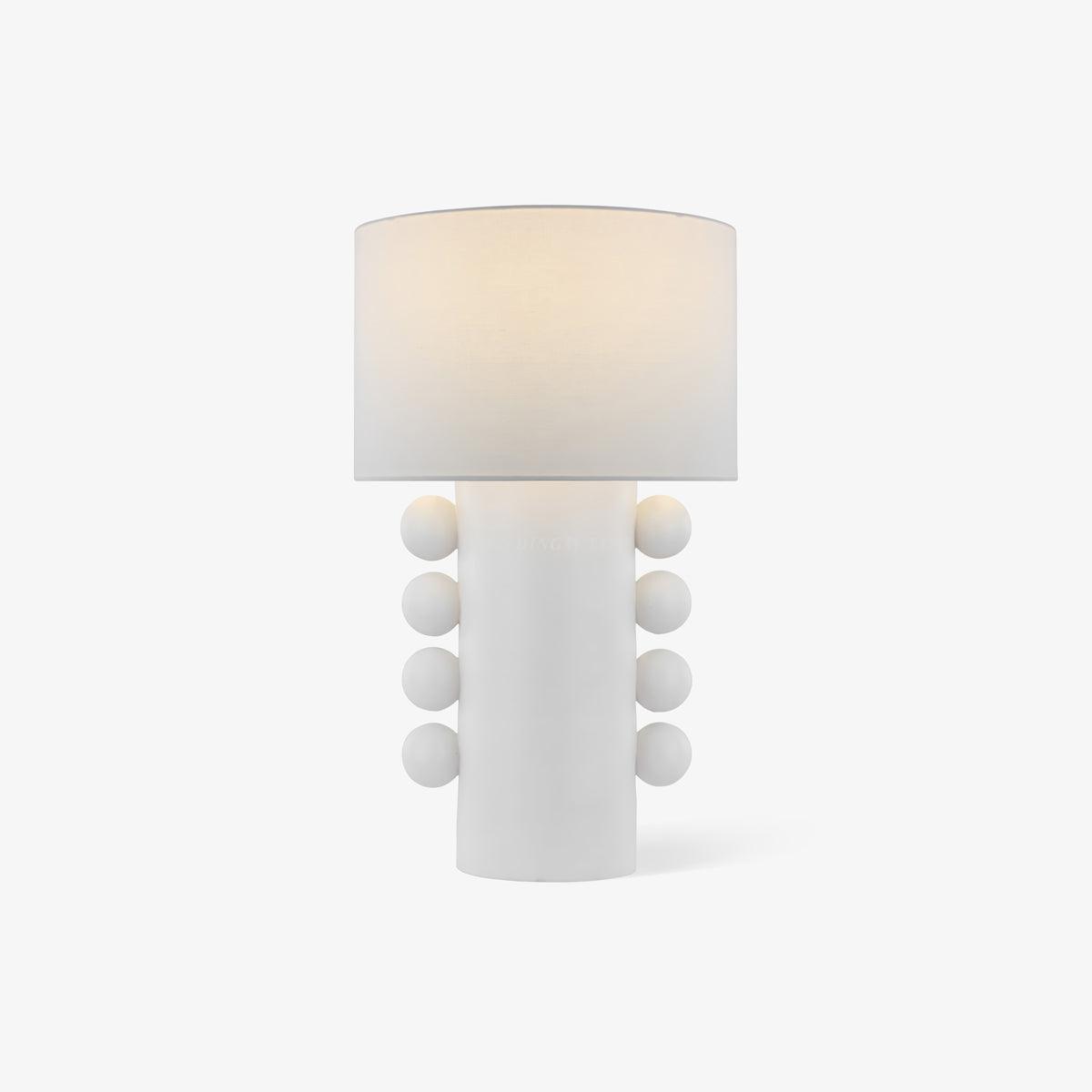 Nixu Tischleuchte aus Stoff in whimsischem Design