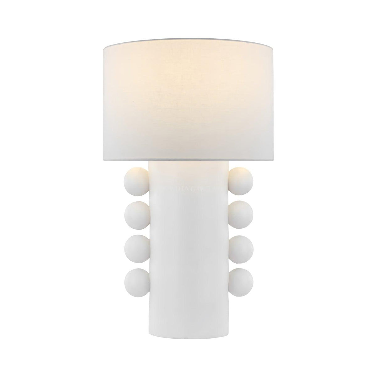 Nixu Tischleuchte aus Stoff in whimsischem Design