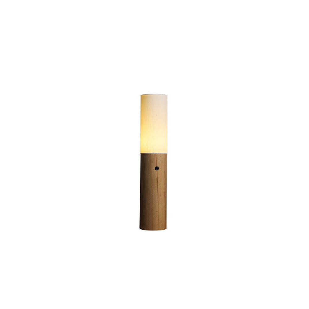 Viraalia Holz-Säulen-Stehleuchte