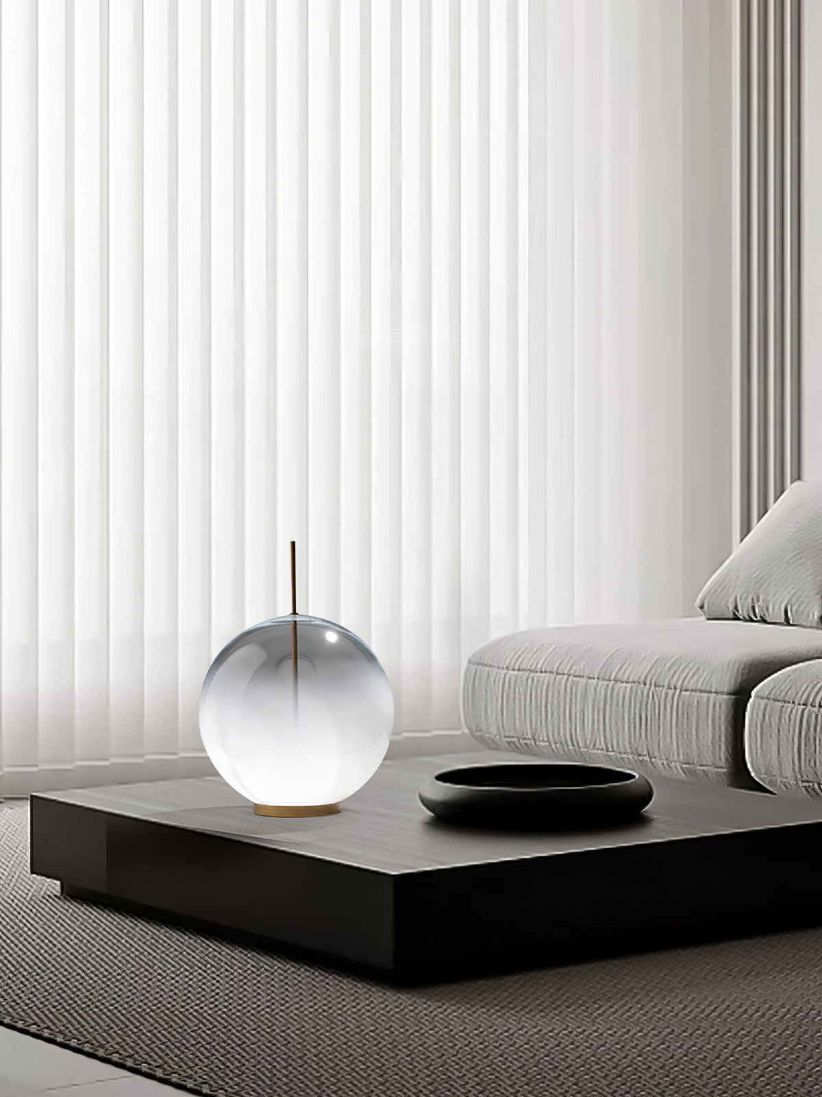 Eurrael Moderne Tischleuchte aus Gradient-Glas