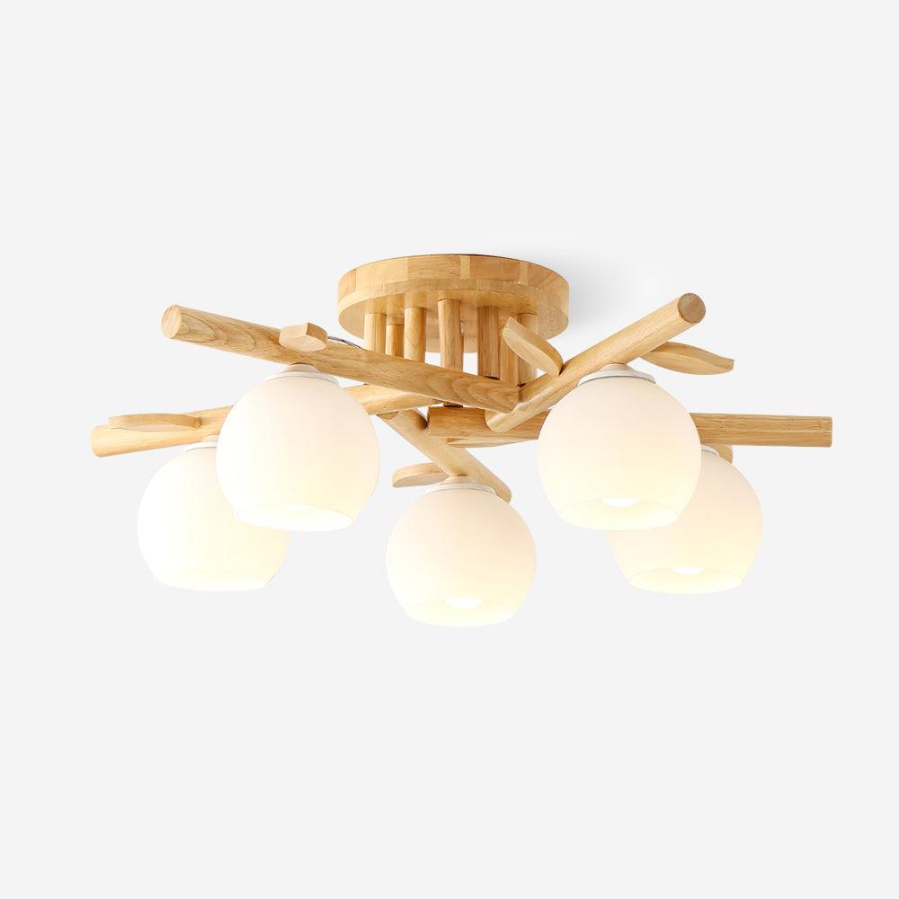 Willow Holzkörper Minimalistische Deckenleuchte