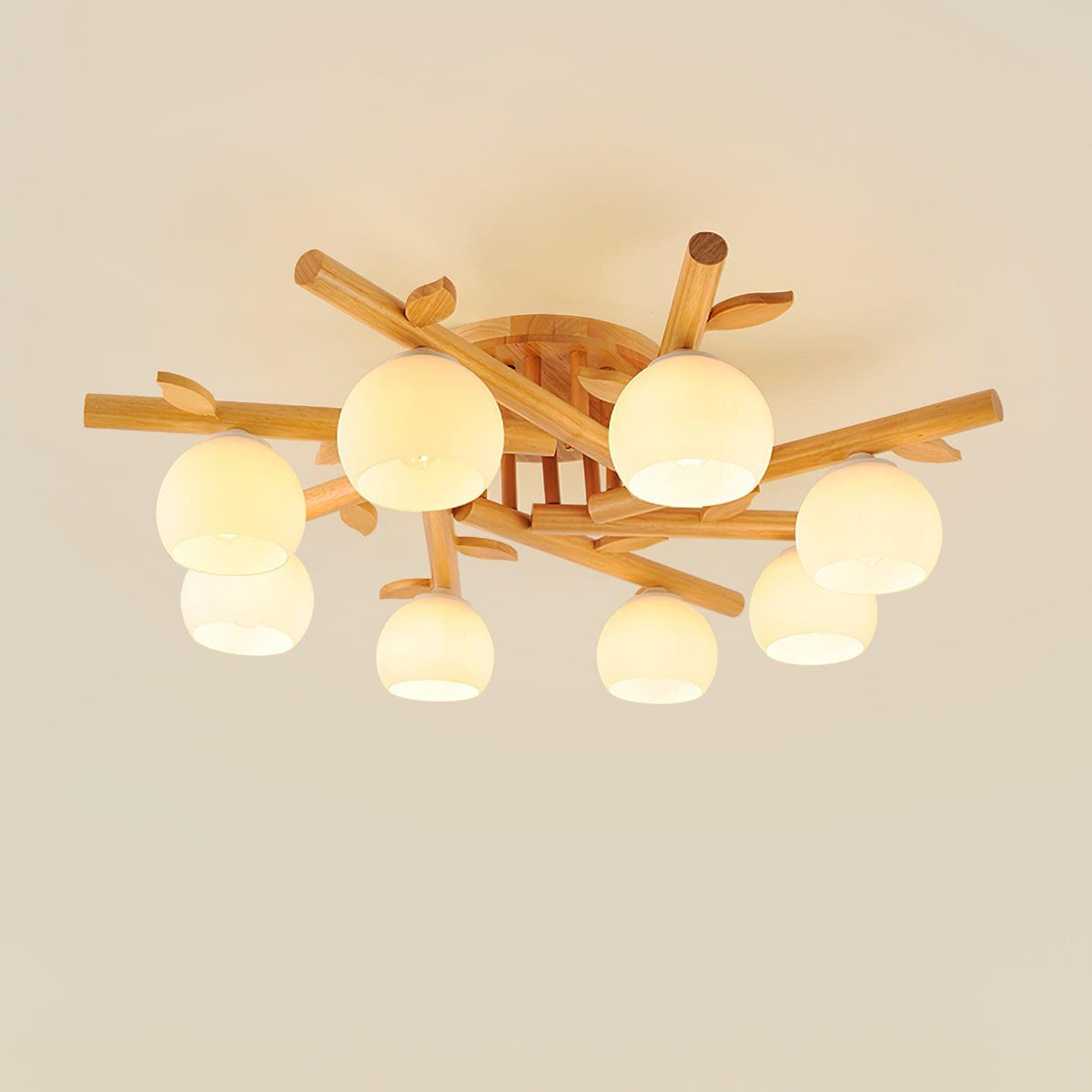 Willow Holzkörper Minimalistische Deckenleuchte