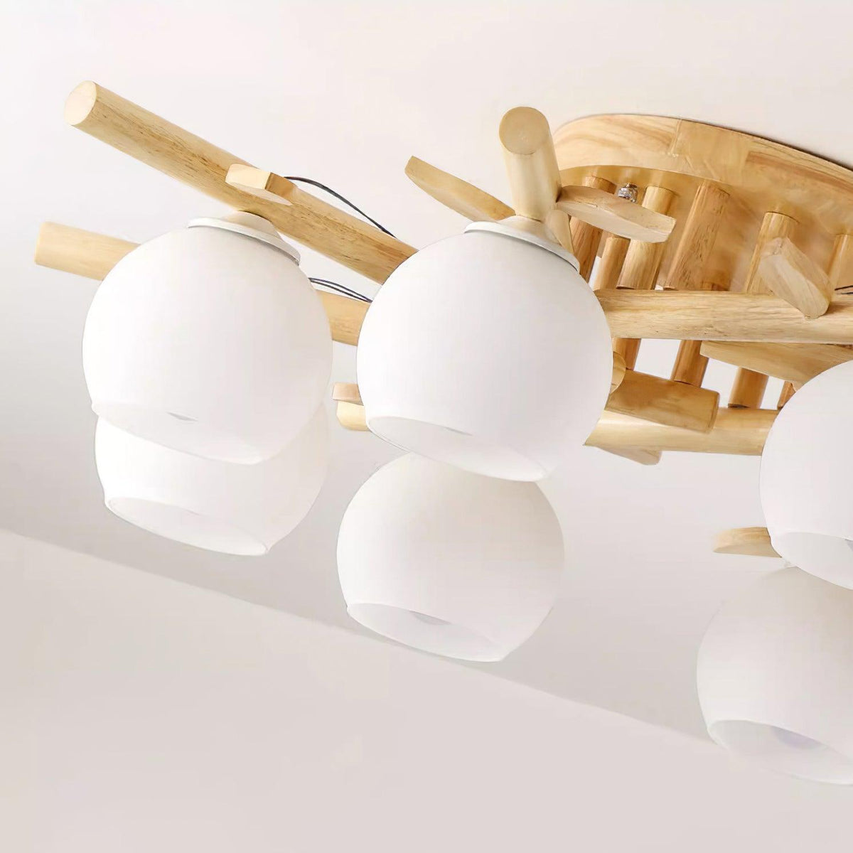 Willow Holzkörper Minimalistische Deckenleuchte