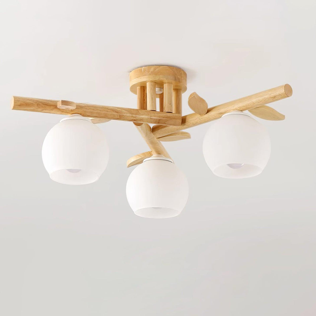 Willow Holzkörper Minimalistische Deckenleuchte