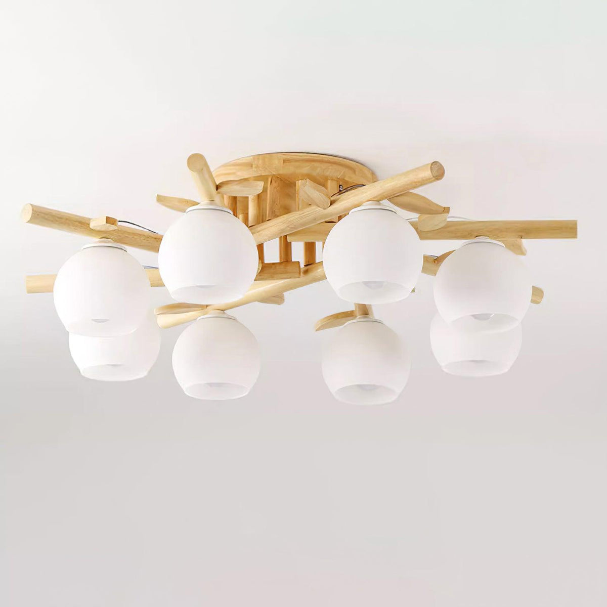 Willow Holzkörper Minimalistische Deckenleuchte
