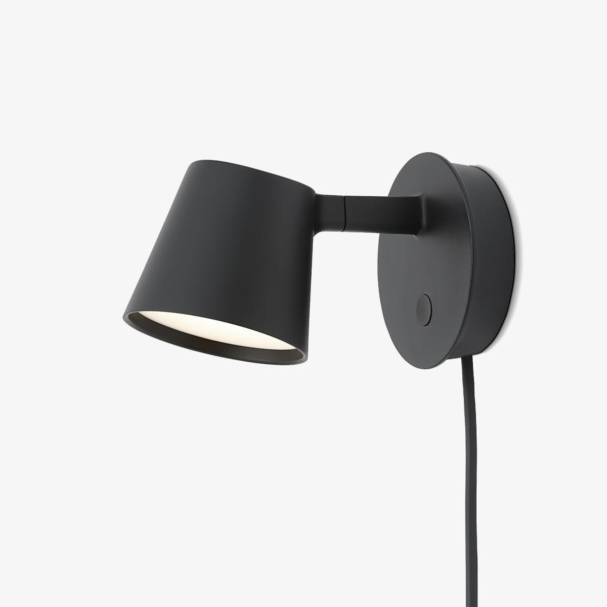 Tirwen zeitgenössische minimalistische Wandleuchte mit Stecker
