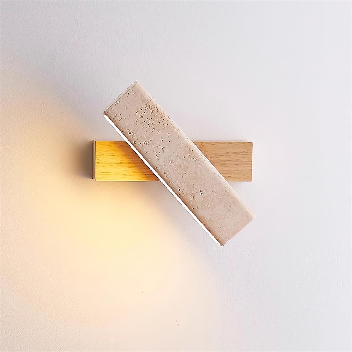 Novra Travertine Wandleuchte
