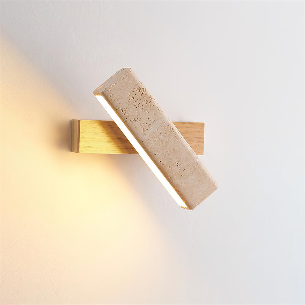 Novra Travertine Wandleuchte