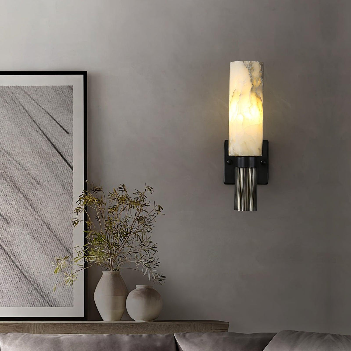 Aveninette Alabaster Wandleuchte