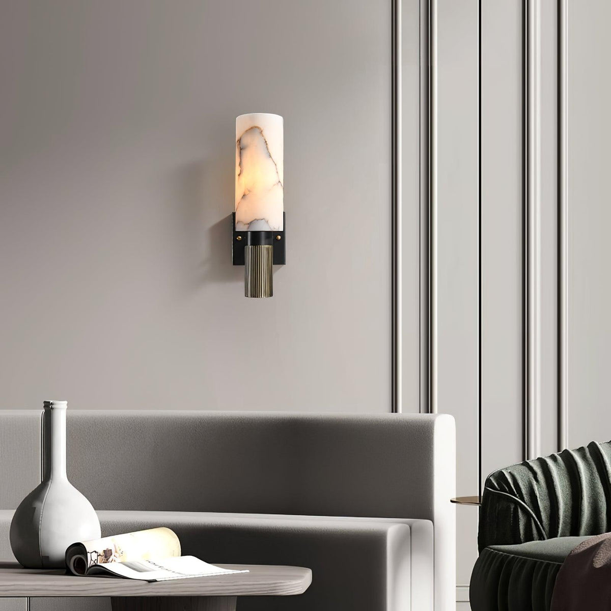 Aveninette Alabaster Wandleuchte