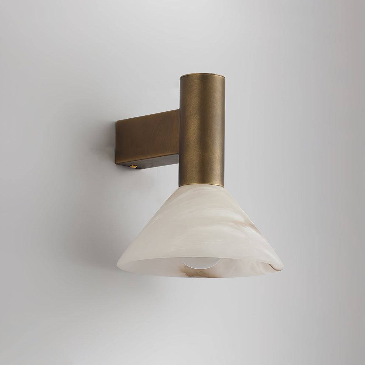 Rino Cone Alabaster Wandleuchte
